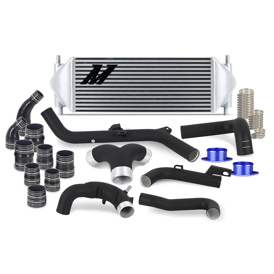 Mishimoto MMINT-BR27-21KBSL, Intercooler Kit, Silver/Black, fits Ford Bronco 2.7L 2021+