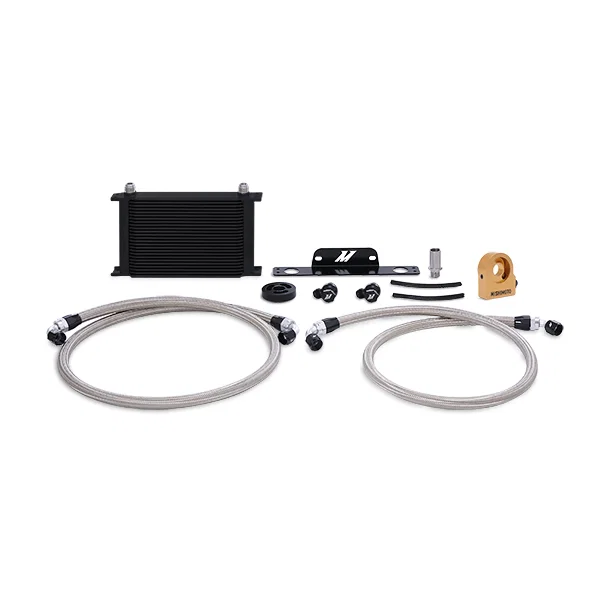 Mishimoto MMOC-CSS-10TBK, Oil Cooler Kit, Black, Thermostatic, fits Chevrolet Camaro SS 2010-2015