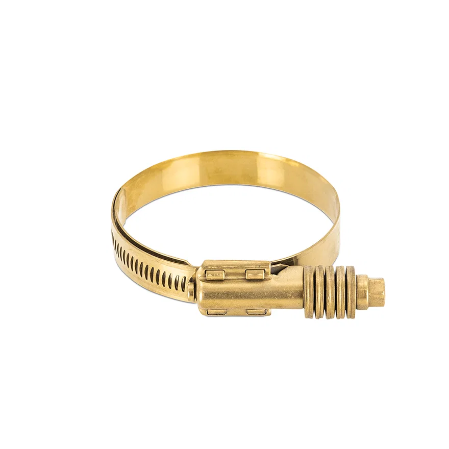 Mishimoto MMCLAMP-CTWG-105GD, Worm Gear Clamp, Constant Tension, Gold, 3.27 in to 4.13in