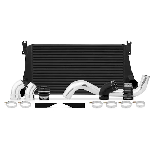 Mishimoto MMINT-DMAX-06KBK, Intercooler Kit, Black/Polished, fits Chevrolet/GMC 6.6L Duramax 2006-2010