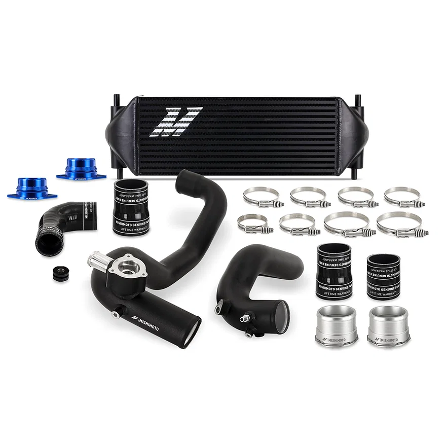 Mishimoto MMINT-BR23-21KBBK, Intercooler Kit, Black/Black, fits Ford Bronco 2.3L 2021+