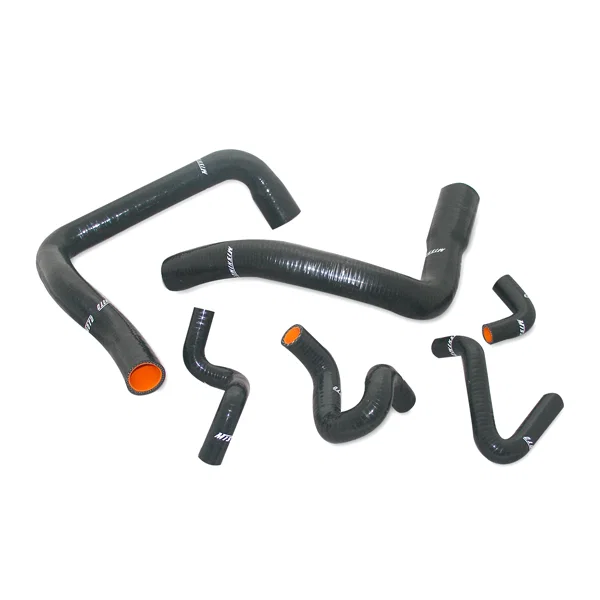 Silicone Radiator Hose Kit, Black for 1986-1993 Ford Mustang