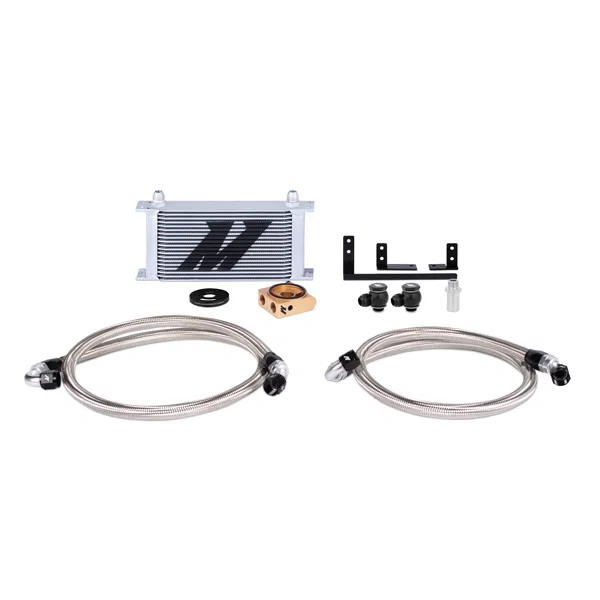 Mishimoto MMOC-MIA-16T, Oil Cooler Kit, Silver, Thermostatic, fits Mazda Miata 2016-2018