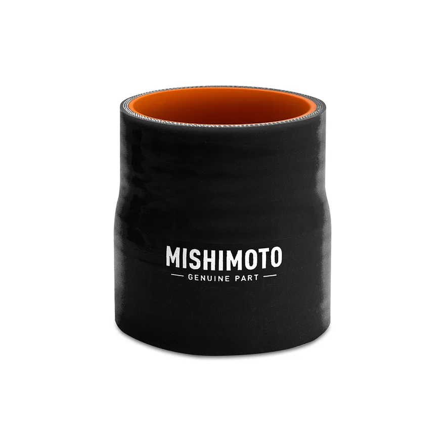 Mishimoto MMCP-3540BK, Straight Transition Coupler, Black, Silicone, 3.50in to 4.00in