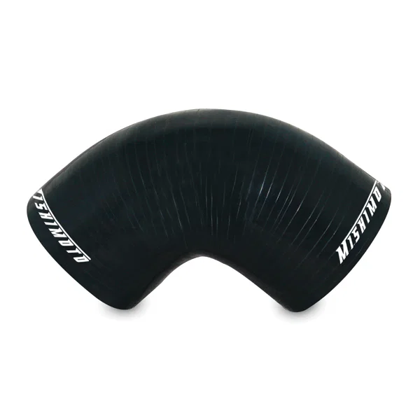 Mishimoto MMCP-3090BK, 90-Degree Coupler, Black, Silicone, 3.00in