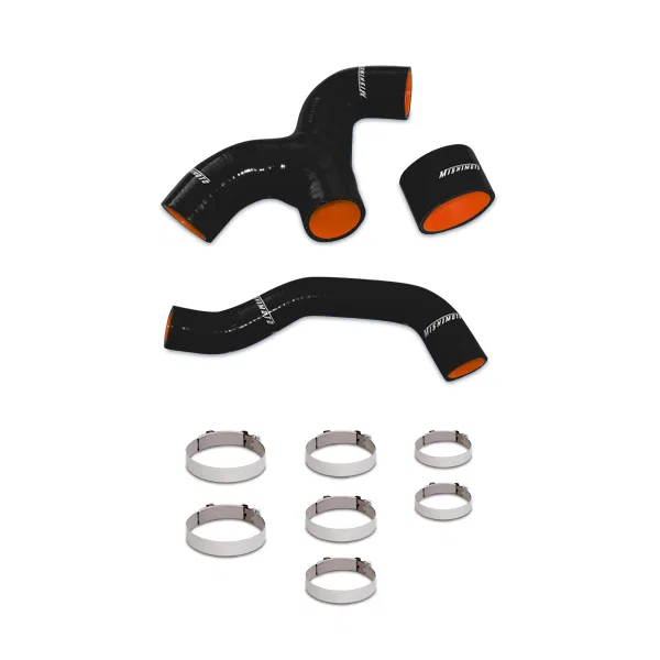 Mishimoto MMHOSE-SUB-INTBK, MMHOSE-SUB-INTBK Silicone Intercooler Hoses, Black, fits Subaru Impreza WRX 2001-2005