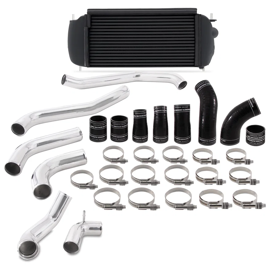 Mishimoto MMINT-F35T-17KPBK, Intercooler Kit, Black/Polished, fits Ford F-150 3.5L EcoBoost 2017-2020