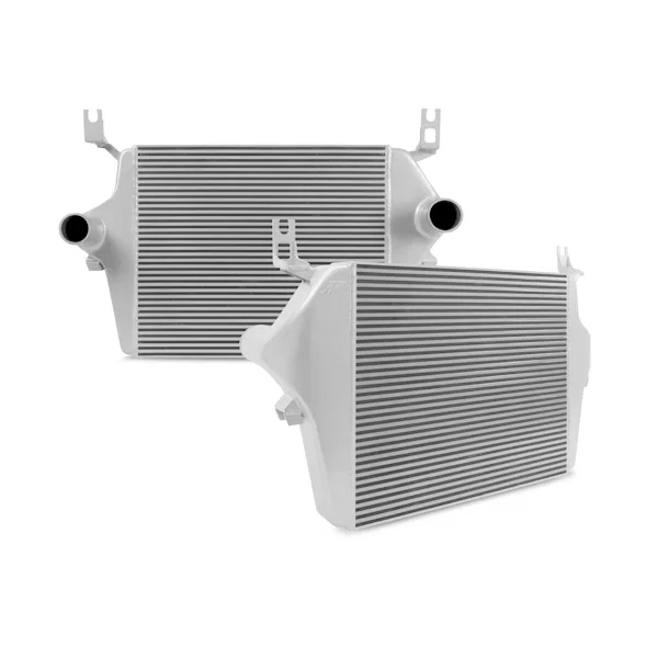 Mishimoto MMINT-F2D-03SL, Front Intercooler, Silver, fits Ford 6.0L Powerstroke 2003-2007
