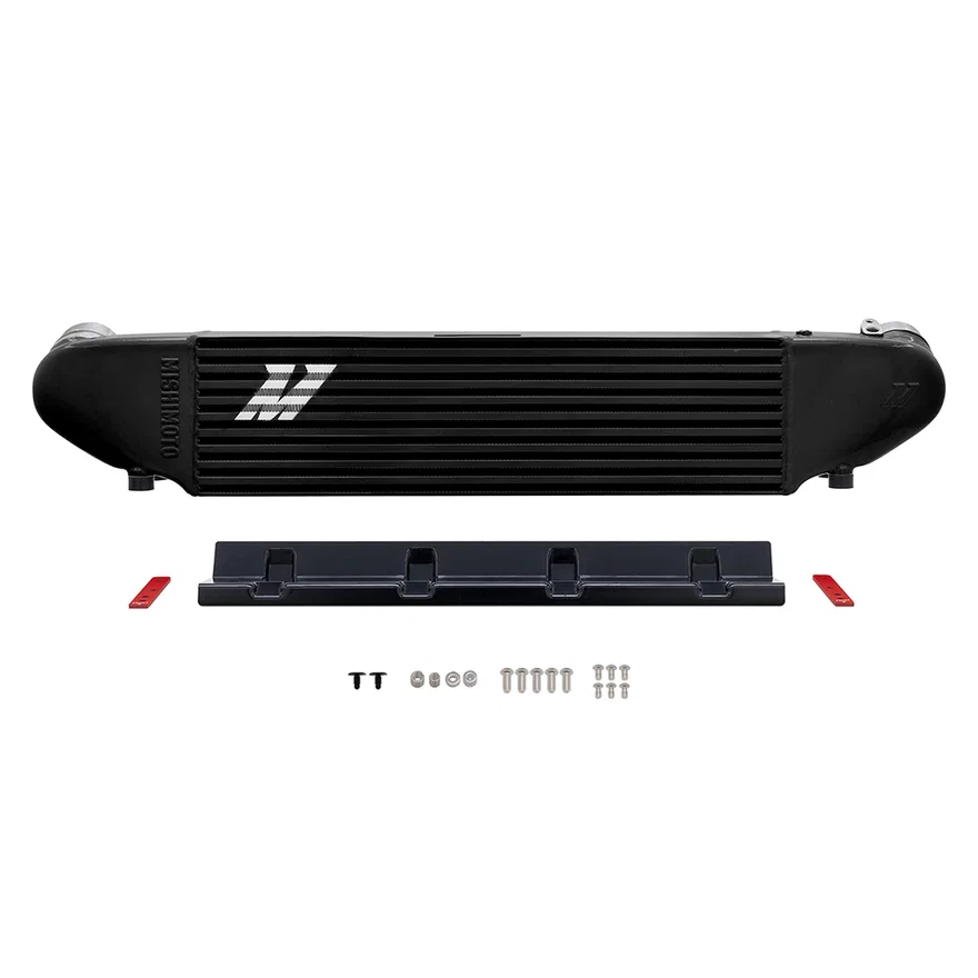 Mishimoto MMINT-MUS4-24BK, Front Intercooler, Black, fits Ford Mustang EcoBoost 2024+