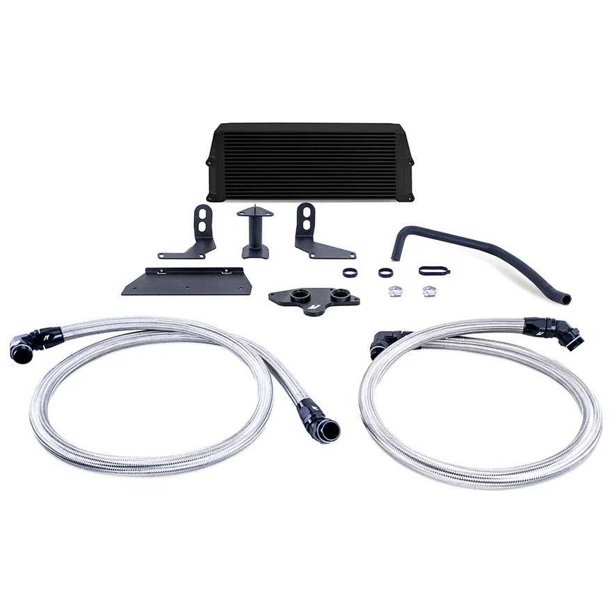 Mishimoto MMOC-F2D-11KBK, Oil Cooler Kit, Black, fits Ford 6.7L Powerstroke 2011-2019