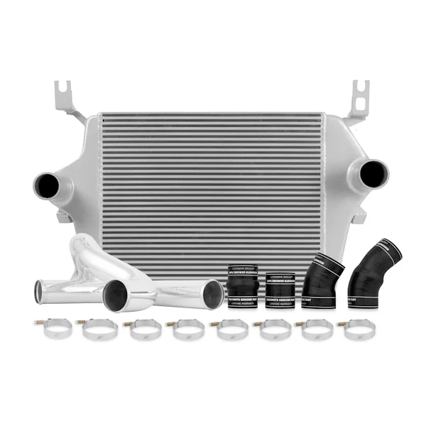Mishimoto MMINT-F2D-03KSL, Intercooler Kit, Silver/Polished, fits Ford 6.0L Powerstroke 2003-2007
