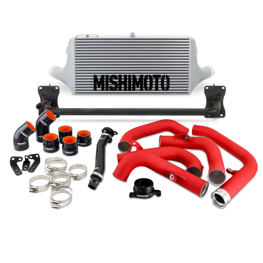 Mishimoto MMINT-WRX-22SLRD, Front Mount Intercooler Kit, fits Subaru WRX 2022+
