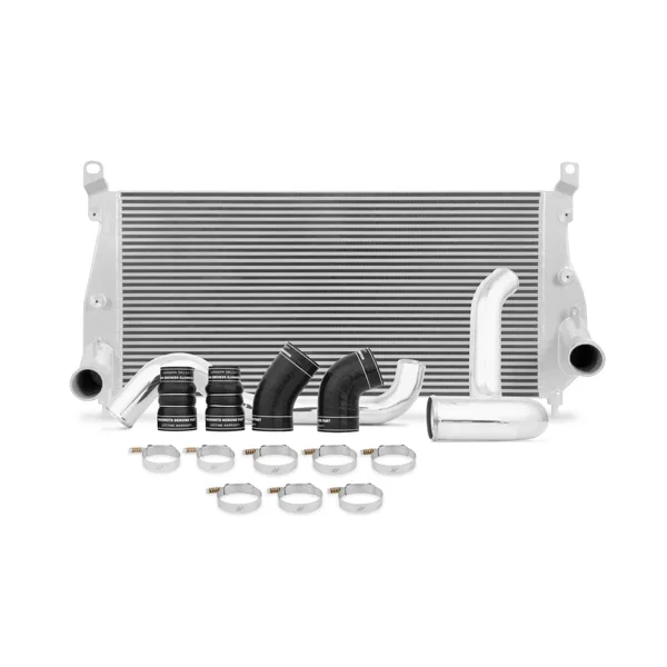 Mishimoto MMINT-DMAX-02KSL, Intercooler Kit, Silver/Polished, fits Chevrolet/GMC 6.6L Duramax 2002-2004.5