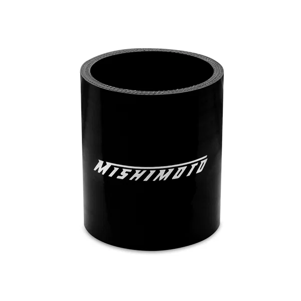 Mishimoto MMCP-225SBK, Straight Coupler, Black, Silicone, 2.25in