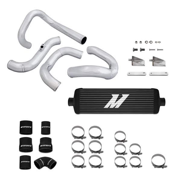 Mishimoto MMINT-GEN4-10RBK, Intercooler Kit, Black/Silver, Race Edition, fits Hyundai Genesis 2.0T 2010-2012