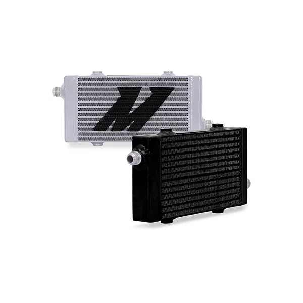 Mishimoto MMOC-SP-SSL, MMOC-SP-SSL Universal Oil Cooler, Cross Flow Bar and Plate, Silver, Small