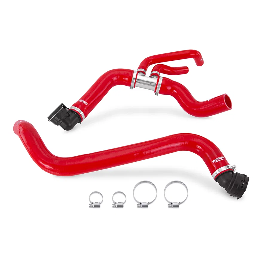 Silicone Radiator Hose Kit, Red, 5.0L V8 for 2015-2017 Ford F-150