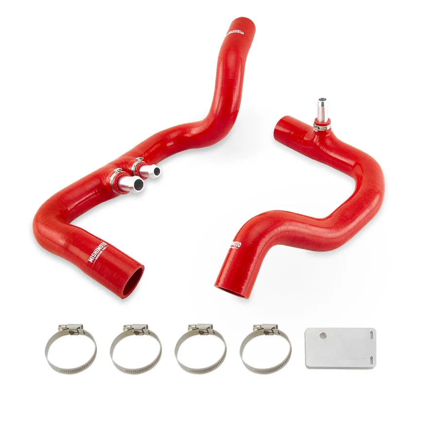 Silicone Coolant Hose Kit, Red, 3.6L W/ Auto Trans for 2018-2026 Jeep Gladiator and Wrangler