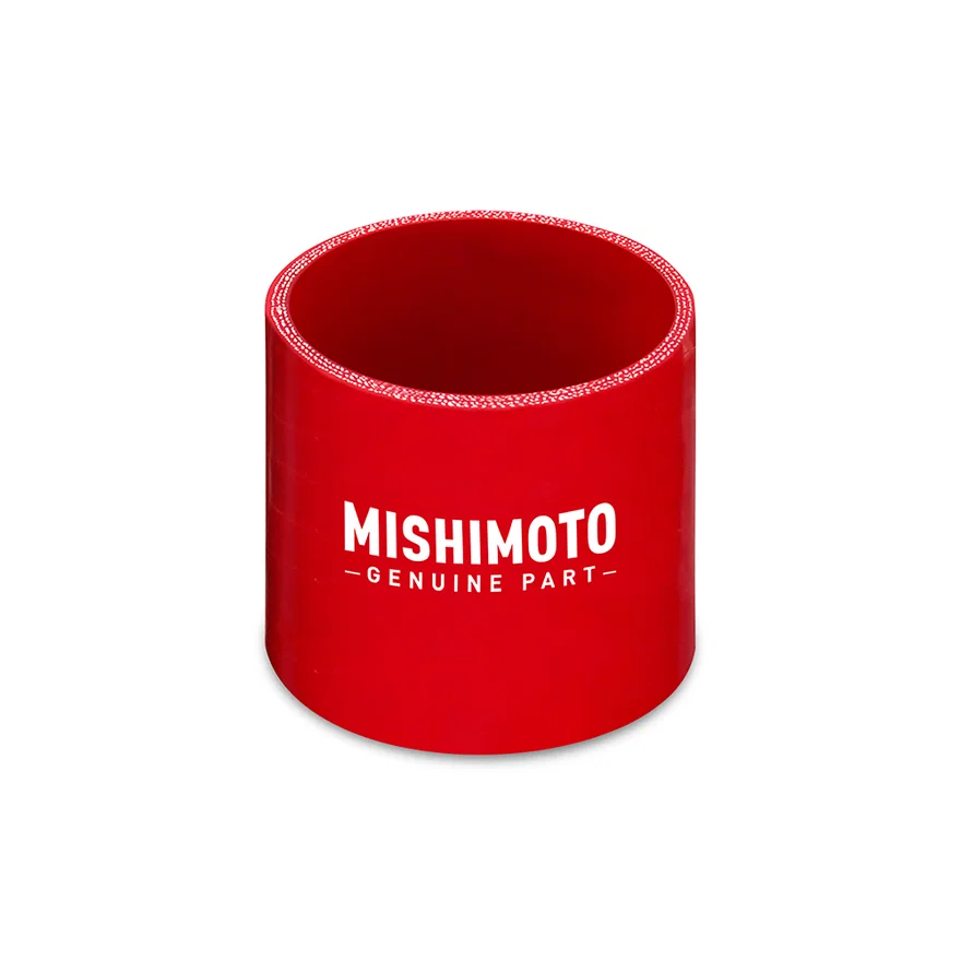 Mishimoto MMCP-30SRD, Straight Coupler, Red, Silicone, 3.00in