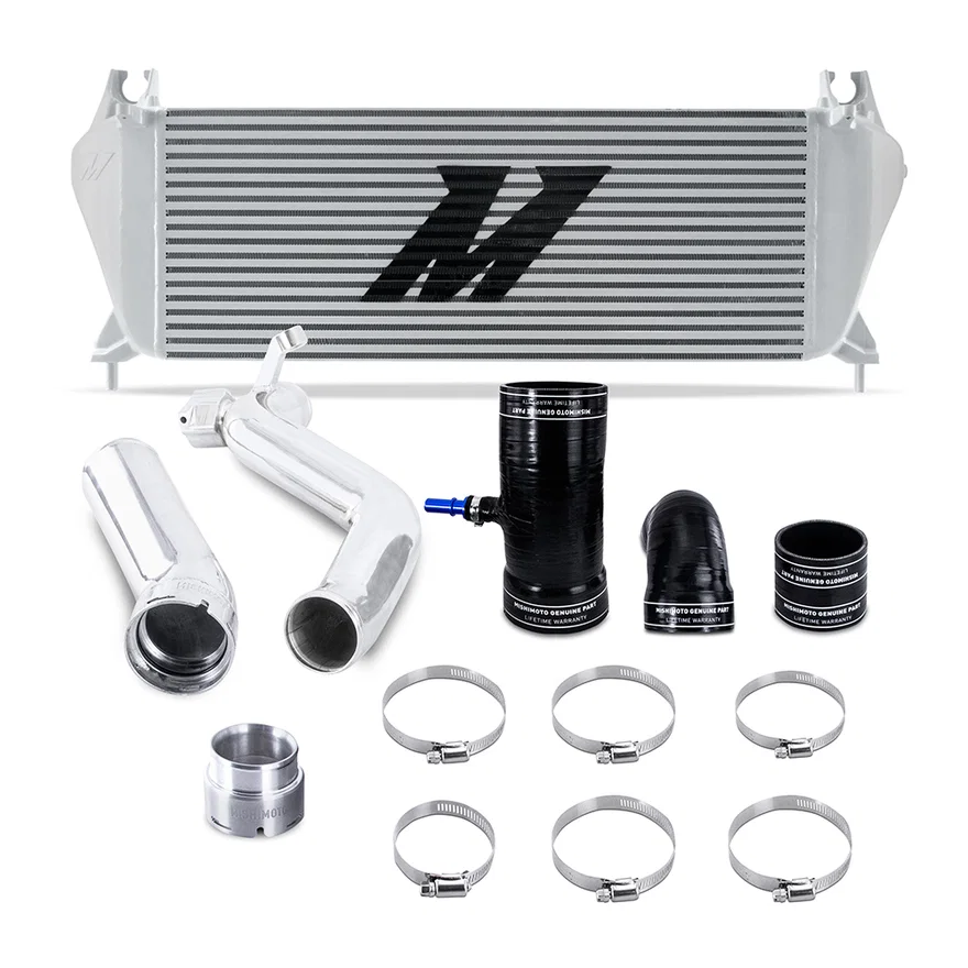 Mishimoto MMINT-RGR-19KSLP, Intercooler Kit, Silver/Polished, fits Ford Ranger EcoBoost 2.3L 2019-2023