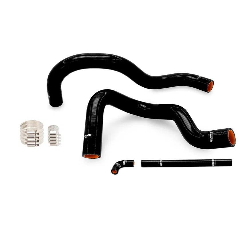 Silicone Coolant Hose Kit, Black, 2.4L/2.7L 4WD Auto for 1995-2004 Toyota Tacoma