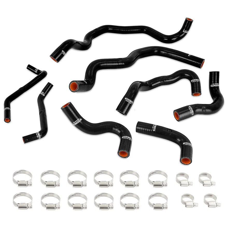 Silicone Intercooler Coolant Hose Kit, Black, 3.0T for 2016-2022 INFINITI Q50 and Q60