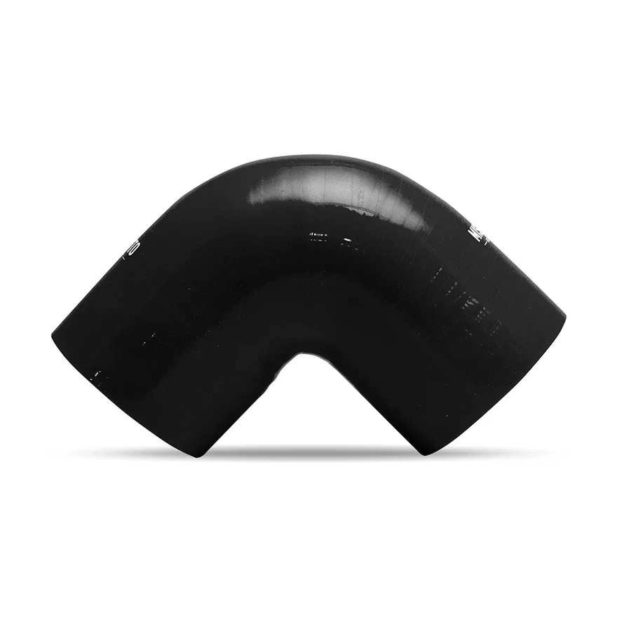Mishimoto MMCP-4090BK, 90-Degree Coupler, Black, Silicone, 4.00in