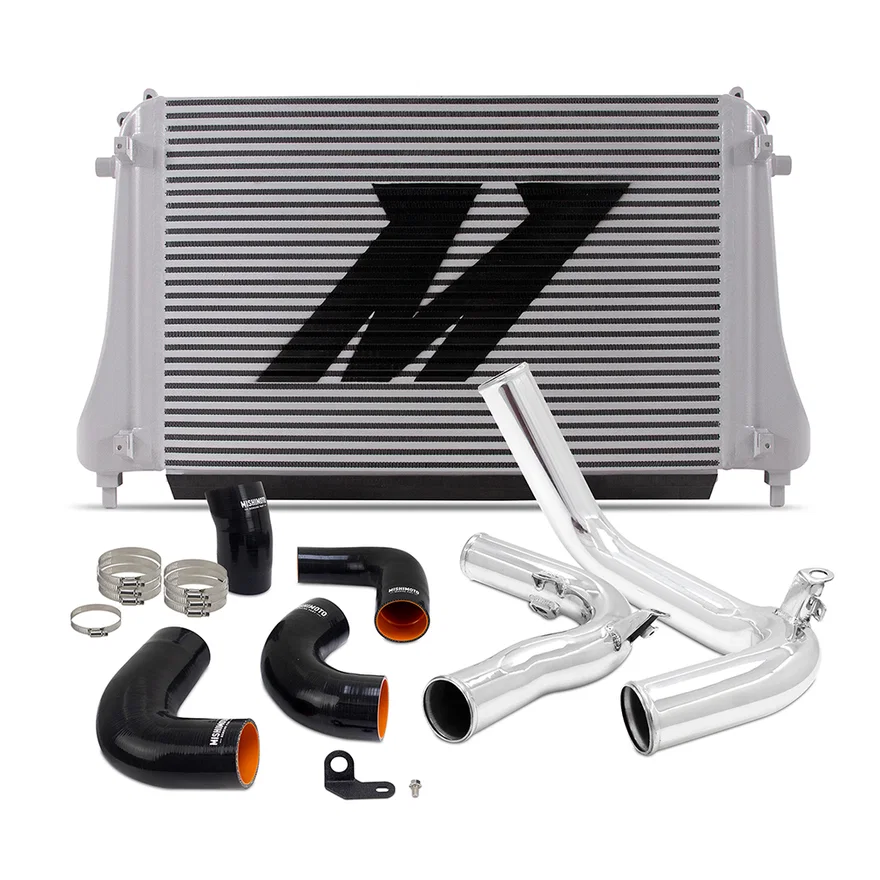 Mishimoto MMINT-MK8-22KP, Intercooler Kit, Silver/Polished, fits Volkswagen GTI MK8/MQB 2022+