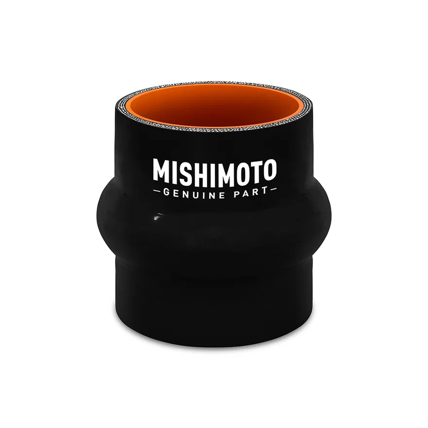 Mishimoto MMCP-1.5HPBK, Hump Hose Coupler, Black, Silicone, 1.50in