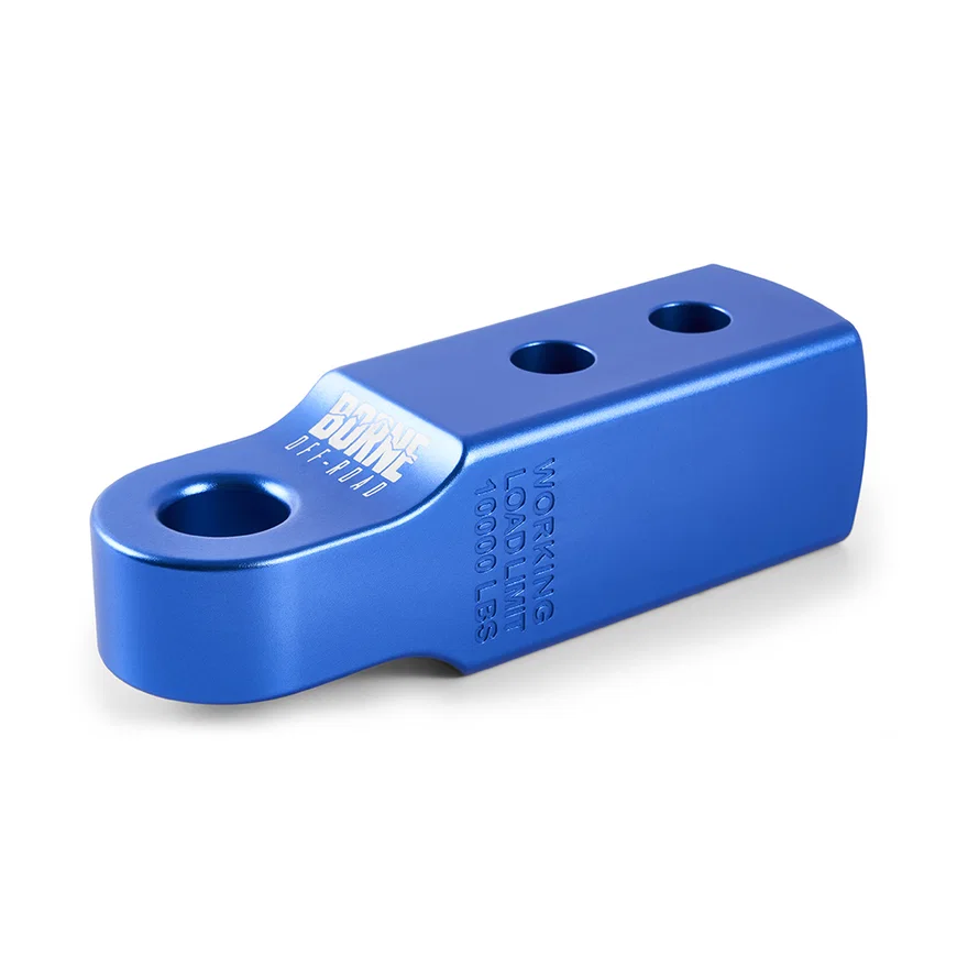 Mishimoto BNHR-2-BL, Borne Off-Road BNHR-2-BL 2 in Hitch Receiver Shackle Mount, Blue