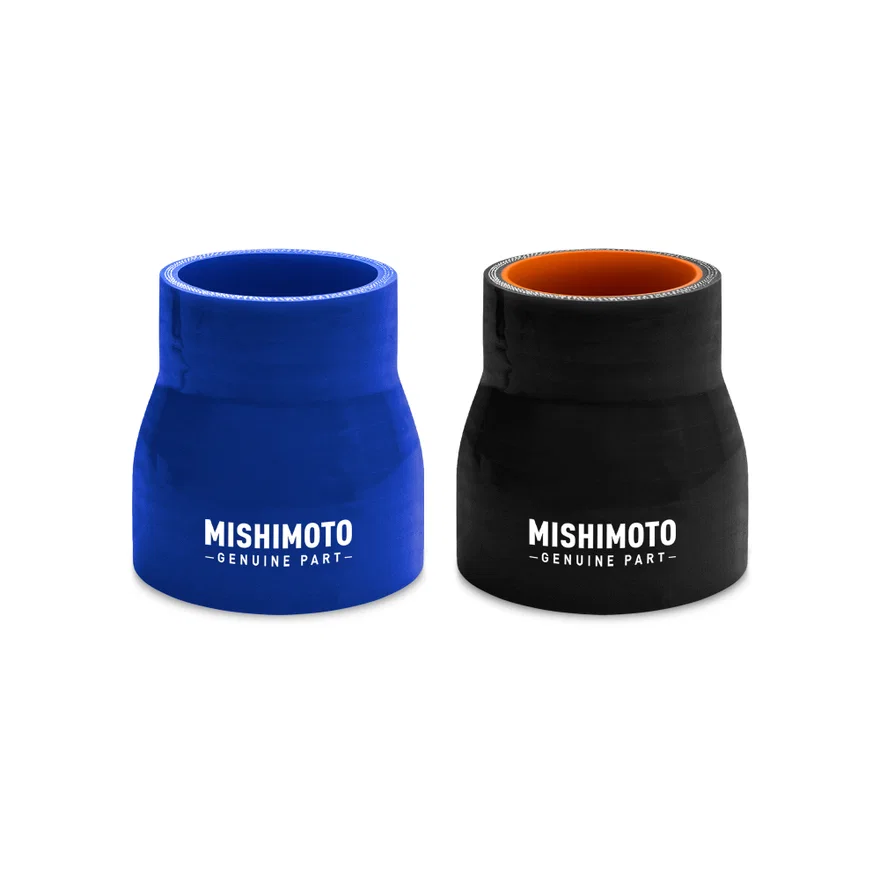 Mishimoto MMCP-2025BK, Straight Transition Coupler, Black, Silicone, 2.00in to 2.50in