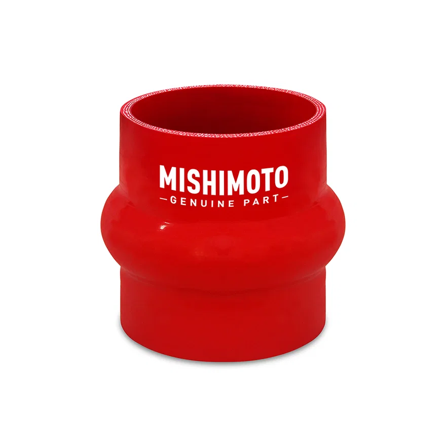 Mishimoto MMCP-3HPRD, Hump Hose Coupler, Red, Silicone, 3.00in