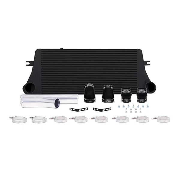 Mishimoto MMINT-RAM-94KBK, Intercooler Kit, Black/Polished, fits Dodge Ram 5.9L Cummins 1994-2002
