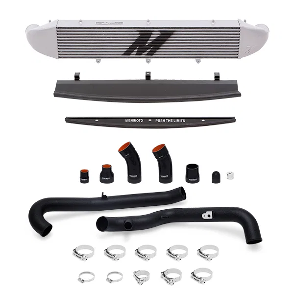 Mishimoto MMINT-FIST-14KBSL, Intercooler Kit, Silver/Black, fits Ford Fiesta ST 2014-2019