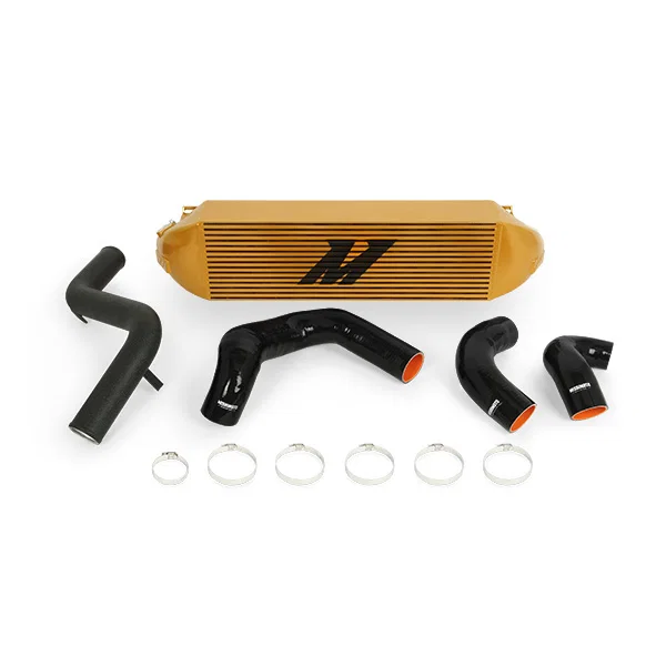 Mishimoto MMINT-FOST-13KBGD, Intercooler Kit, Gold/Black, fits Ford Focus ST 2013-2018