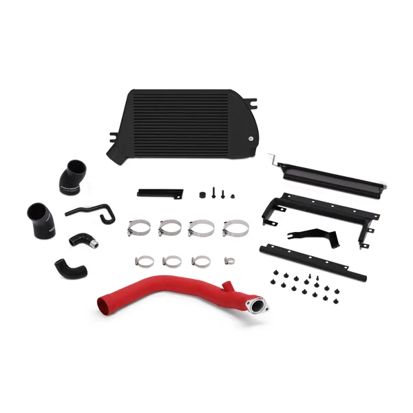 Mishimoto MMTMIC-WRX-15RBK, Performance Top-Mount Intercooler Kit, Black, Race, fits Subaru WRX 2015-2021