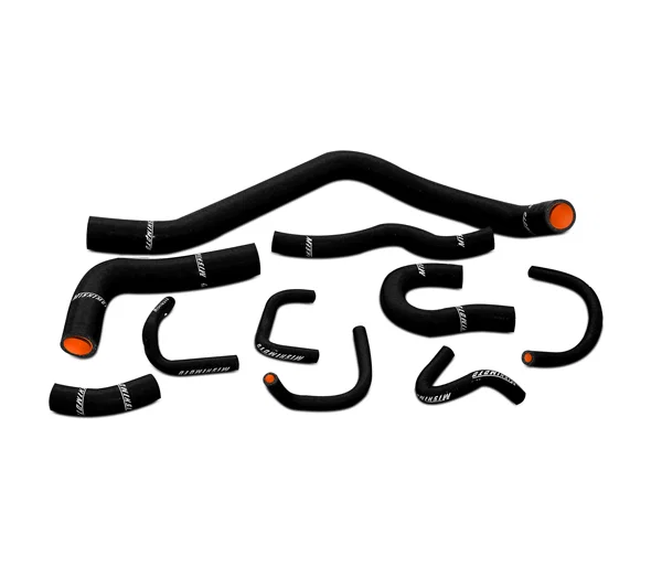 Silicone Radiator Hose Kit, Black for 1988-1991 Honda CRX and Civic