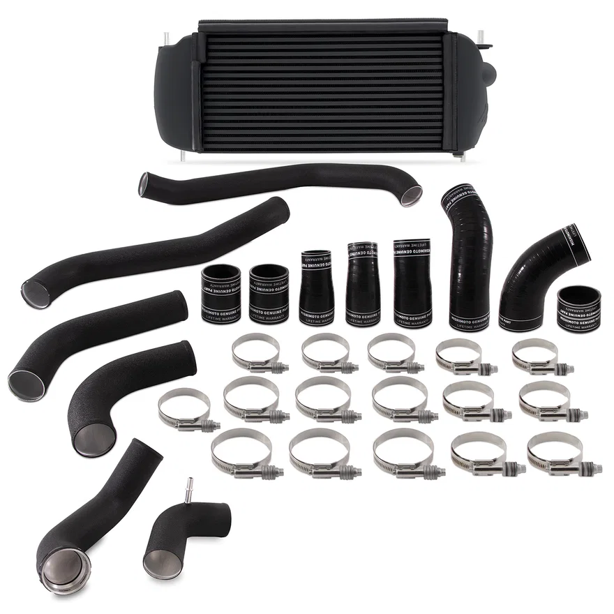 Mishimoto MMINT-F35T-17KBBK, Intercooler Kit, Black/Black, fits Ford F-150 3.5L EcoBoost 2017-2020