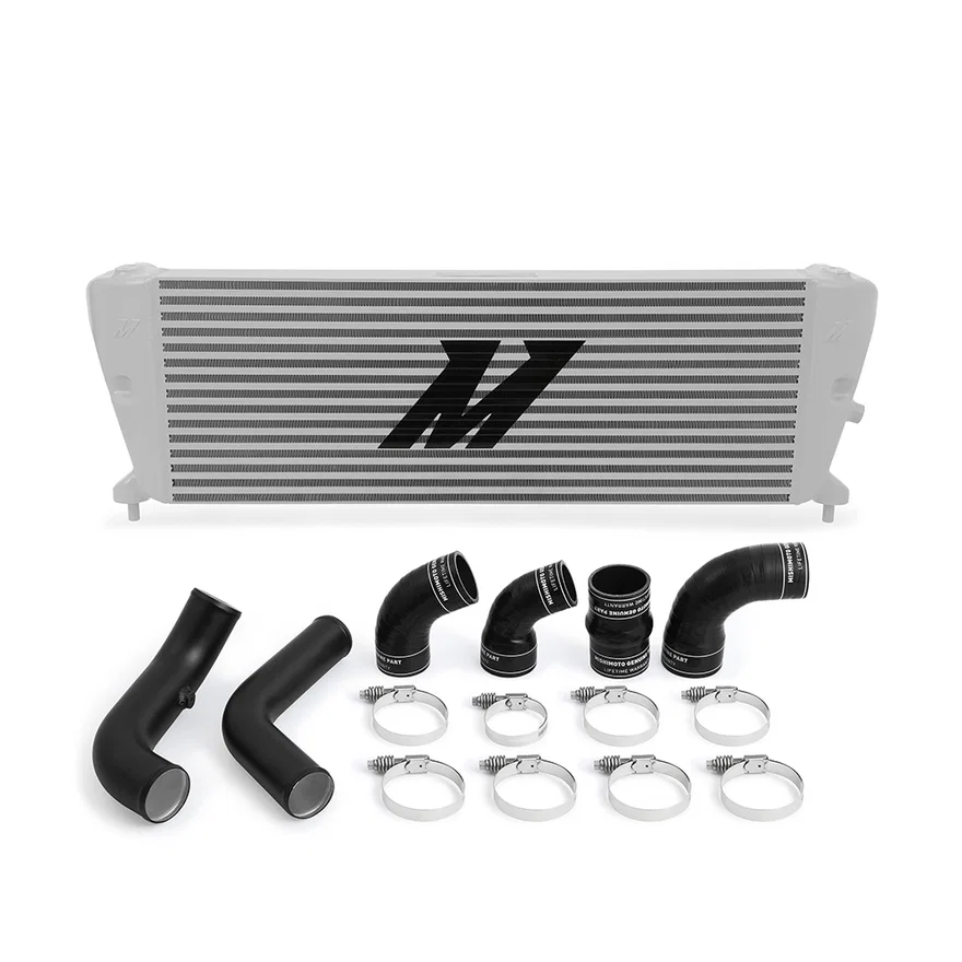 Mishimoto MMINT-RGR-11KSLBK, Performance Intercooler Kit, Silver/Black, fits Ford Ranger 3.2L Diesel 2011+