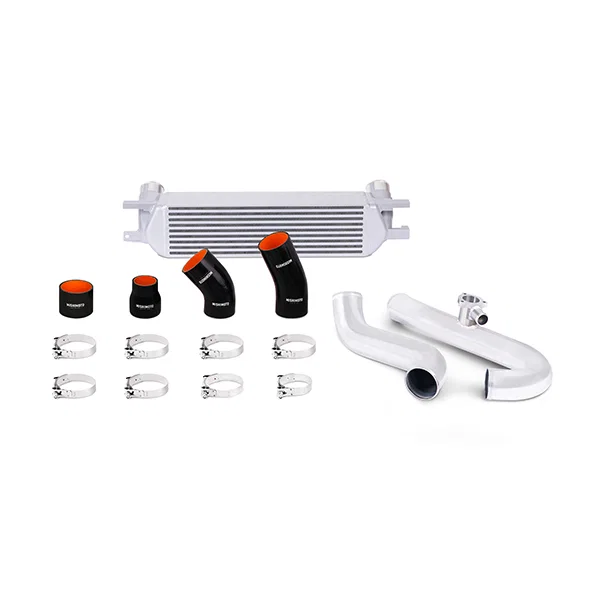 Mishimoto MMINT-MUS4-15KPSL, Intercooler Kit, Silver/Polished, fits Ford Mustang EcoBoost 2015-2023