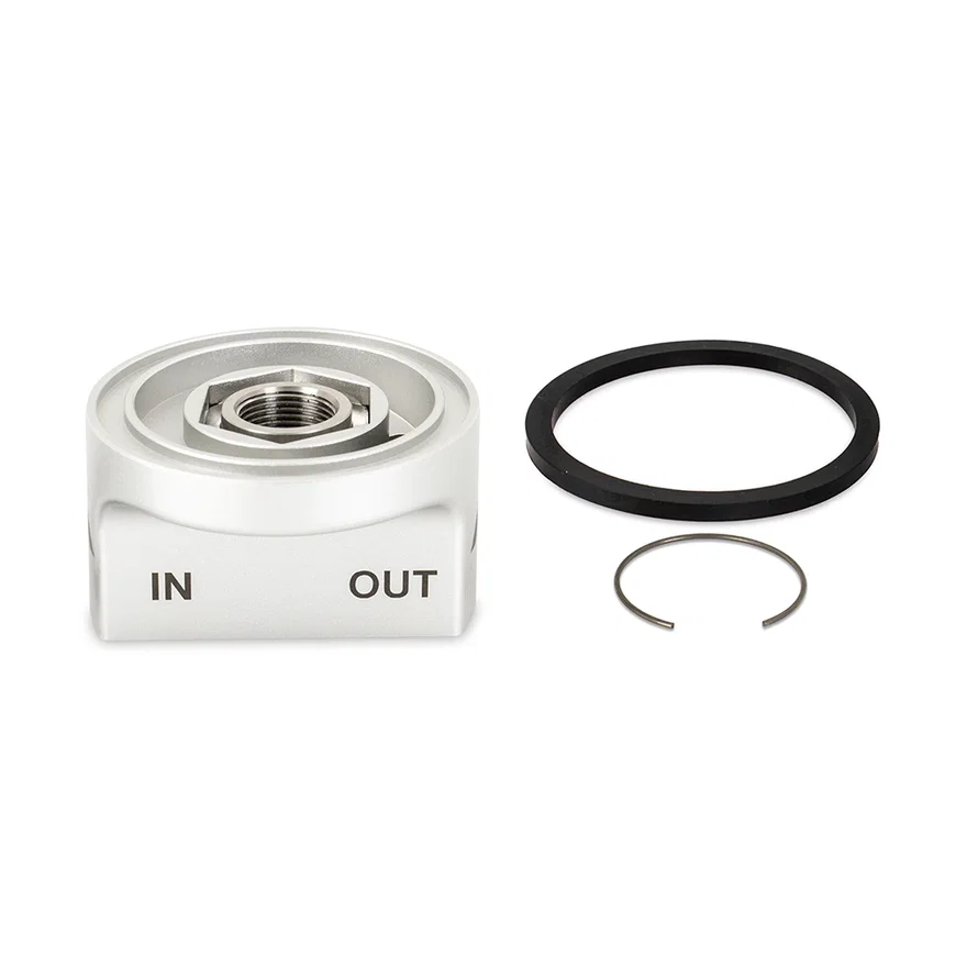 Mishimoto MMOC-FTO-M22, Remote Oil Filter Take-Off Plate, M22 X 1.5