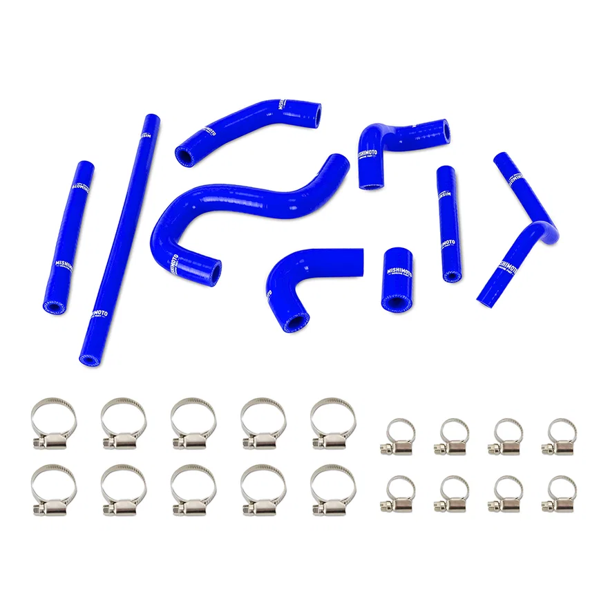 Silicone Heater Hose Kit, Blue, 3.4L W/Rear Heater for 1996-2002 Toyota 4Runner