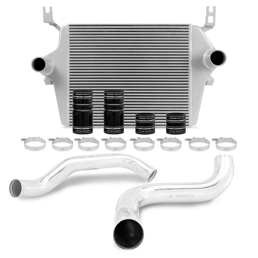 Mishimoto MMINT-F2D-99KSLP, Intercooler Kit, Silver/Polished, fits Ford 7.3L Powerstroke 1999-2003