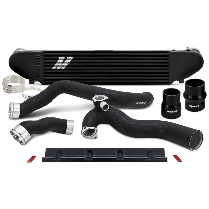 Mishimoto MMINT-MUS4-24KBKBK, Intercooler Kit, Black/Black, fits Ford Mustang EcoBoost 2024+