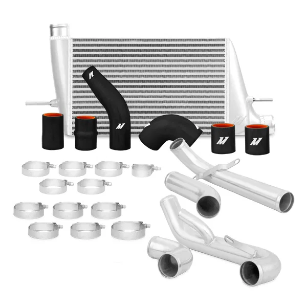Mishimoto MMINT-EVO-10KSL, Intercooler Kit, Silver/Silver, fits Mitsubishi Lancer Evo X 2008-2015