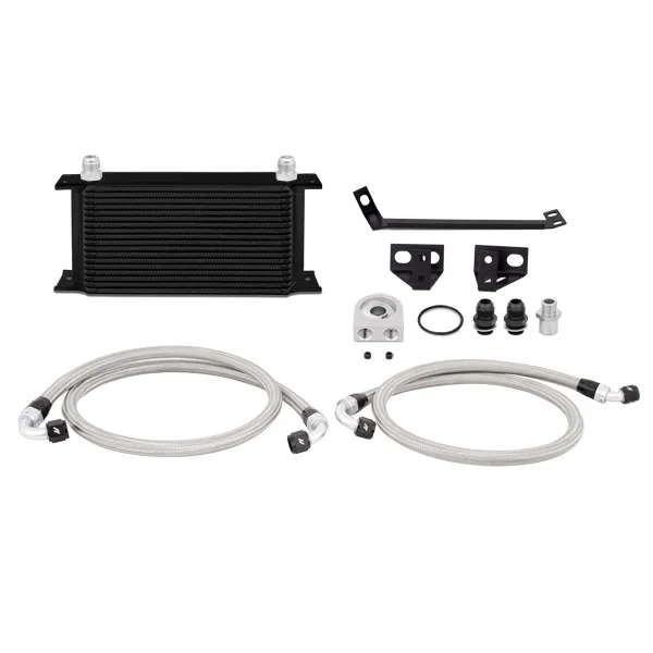 Mishimoto MMOC-MUS4-15BK, Oil Cooler Kit, Black, fits Ford Mustang EcoBoost 2015-2017
