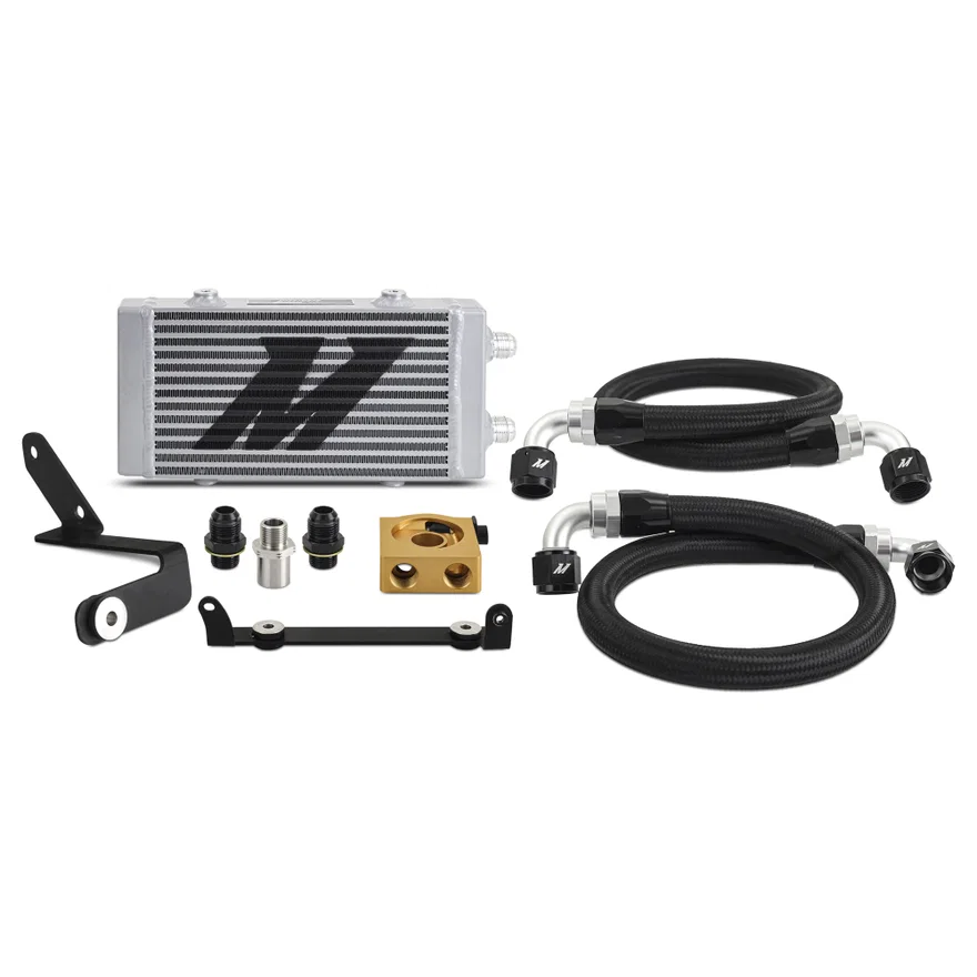 Mishimoto MMOC-GRC-23TSL, Oil Cooler Kit, Silver, Thermostatic, fits Toyota GR Corolla 2023+