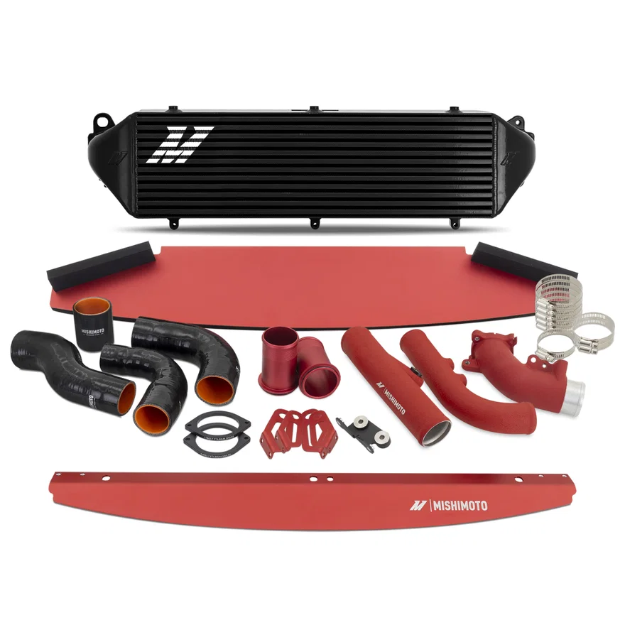Mishimoto MMINT-GRC-23KBKRD, MMINT-GRC-23K Intercooler Kit, Black/Red, fits Toyota GR Corolla 2023+