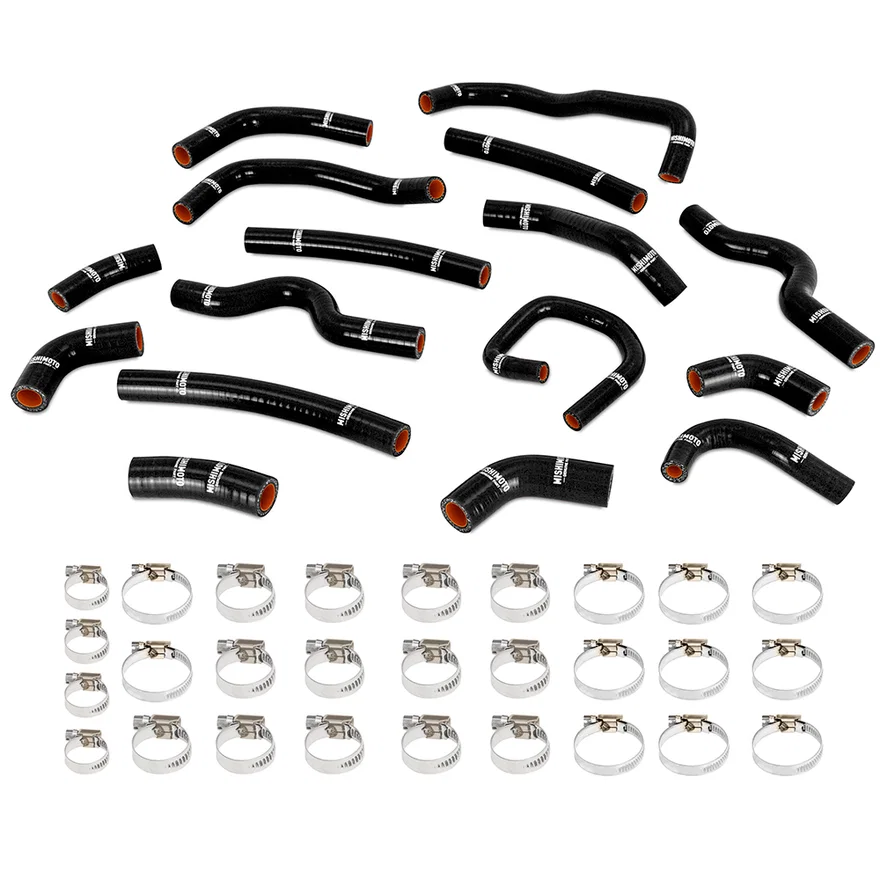 Silicone Heater Hose Kit, Black, 4.7L for 1998-2002 Toyota Land Cruiser