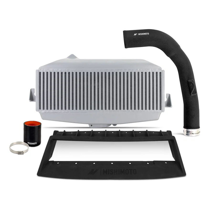 Mishimoto MMTMIC-WRX-22KSLBK, Top-Mount Intercooler Kit, Black Pipe, fits Subaru WRX 2022+